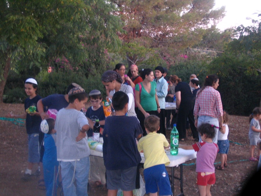 הקמת סוכה סוכות תש"ע